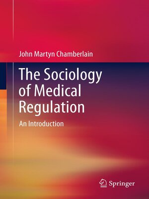 cover image of The Sociology of Medical Regulation